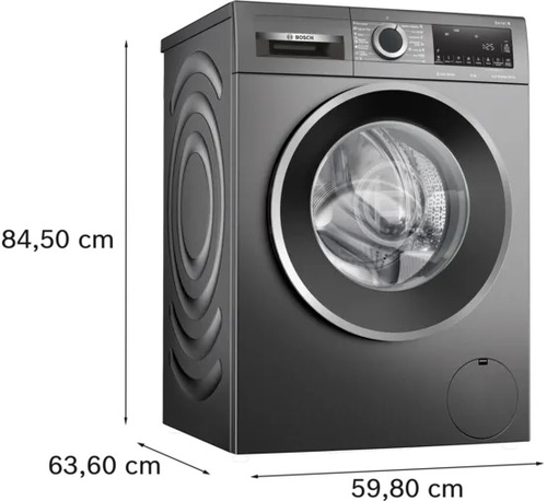 BOSCH WGG244ZRES Gris - Lavadora Carga Frontal 9KG 1400RPM