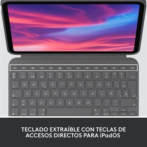 LOGITECH COMBO TOUCH Gris - Funda Tablet Con Teclado 10.9"