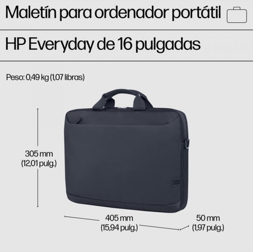 HP EVERYDAY Gris - Maletín 16"