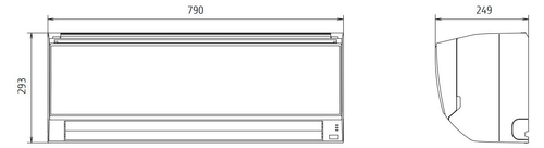 FUJITSU ASY71UI-KL Blanco - Aire Acondicionado 6.106 Frig y 7100 Kcal