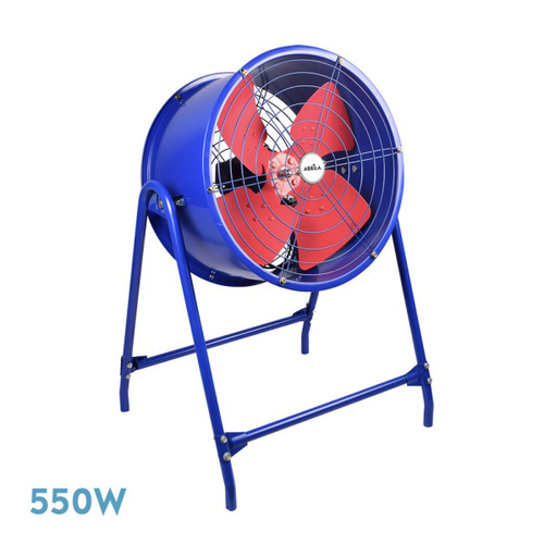 ABRILA Dana Azul-Rojo 550w - Ventilador Industrial 4 Aspas