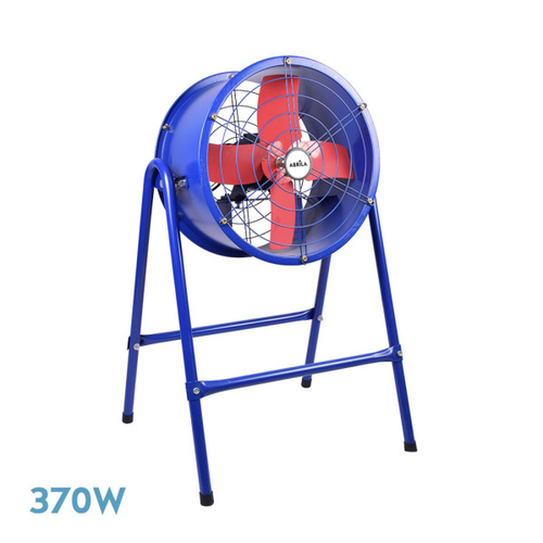 ABRILA Torrente Azul-Rojo 370w - Ventilador Industrial 4 Aspas