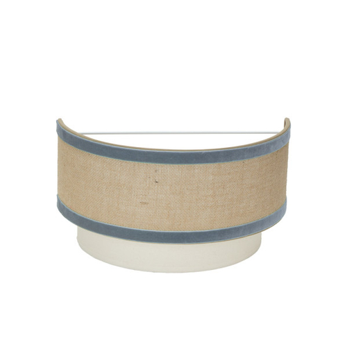 ABRILA CORNALINA Beige-Azul 30 cm - Aplique 1xE27