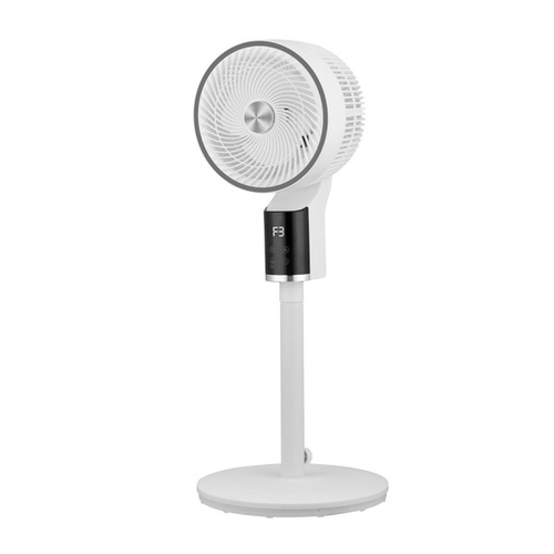 ABRILA Persa Blanco-Cromo 50w - Ventilador de Pie 3 Velocidades