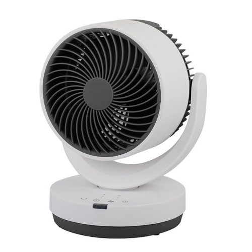 ABRILA Loira Blanco-Negro 35W - Ventilador de Sobremesa 3 Aspas