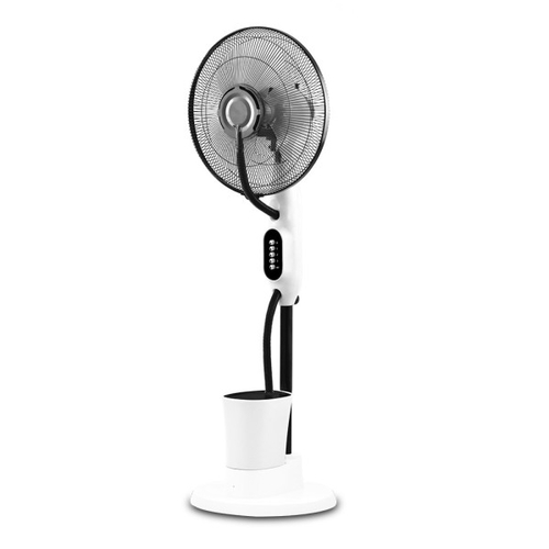 Ventilador Humificador Pie Iceberg Blanco/negro 80w 3velocid
