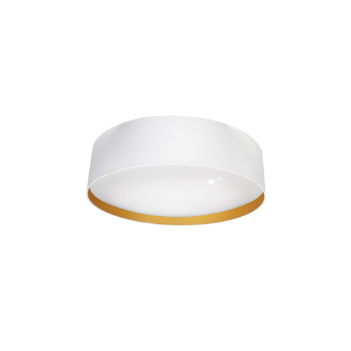 ABRILA ANUSKA Blanco-Oro 12x50x50 cm - Plafón 72W