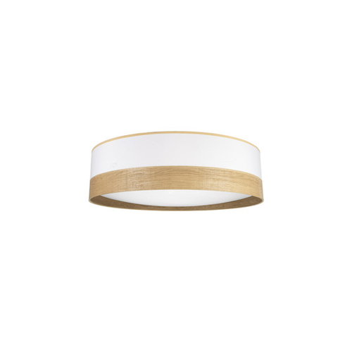 ABRILA Olga Blanco-Madera Clara 14x50x50 Cm - Plafón 72W