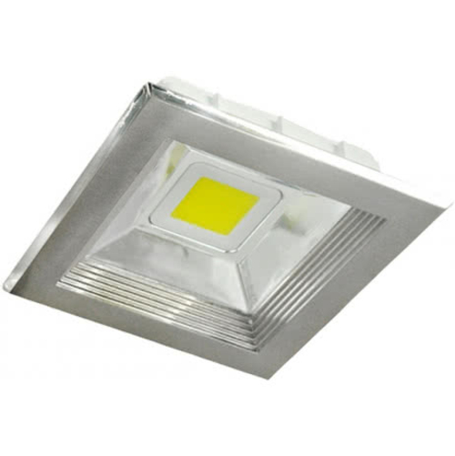 ABRILA Poseidón Cuadrado Níquel 20W - Downlight LED 2000LM