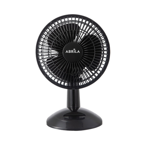 ABRILA Pizarro Mini Negro 20W - Ventilador de Sobremesa 3 Aspas
