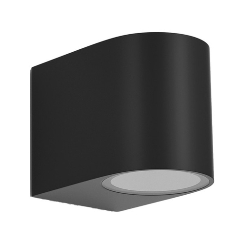 ABRILA Gacela Negro - Aplique Exterior 1xGU10