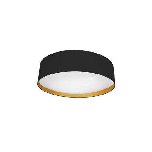 ABRILA ANUSKA Negro-Oro 12x50x50 cm - Plafón 72W