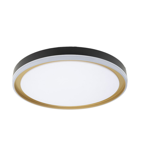 ABRILA CLARIBEL Negro-Oro 7,5x50x50cm - Plafón 60W