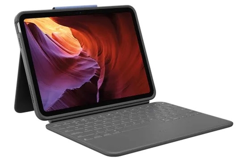 LOGITECH RUGGED FOLIO Gris - Funda Tablet Con Teclado