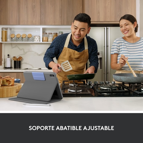LOGITECH RUGGED FOLIO Gris - Funda Tablet Con Teclado