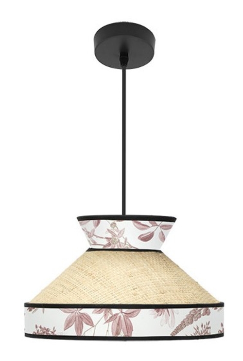 ABRILA CONSTANTINOPLA Beis/Rojo - Colgante Moderno 1XE27 30 cm