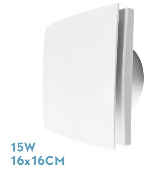 ABRILA LILLE Blanco - Extractor Baño 15W
