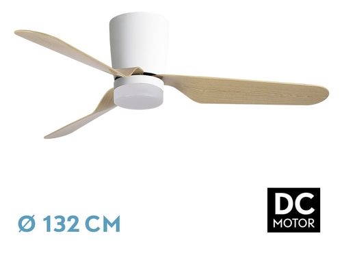 ABRILA KOCHI Blanco - Ventilador de Techo 3 Aspas