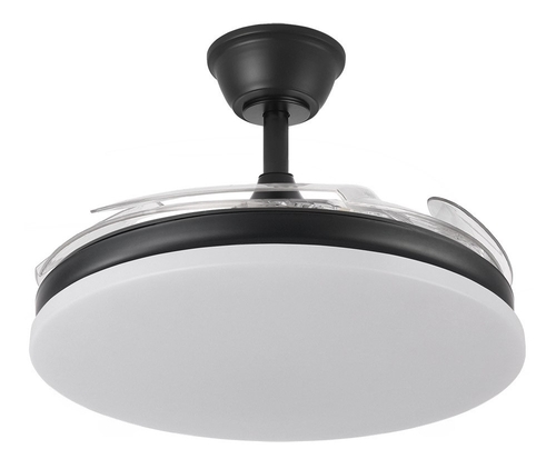 ABRILA Tridente Blanco 59W - Ventilador de Techo 4 Aspas Retráctil