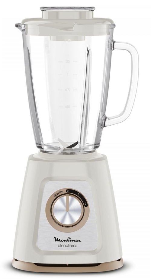 MOULINEX LM-430-A Crema - Batidora de Vaso 800W