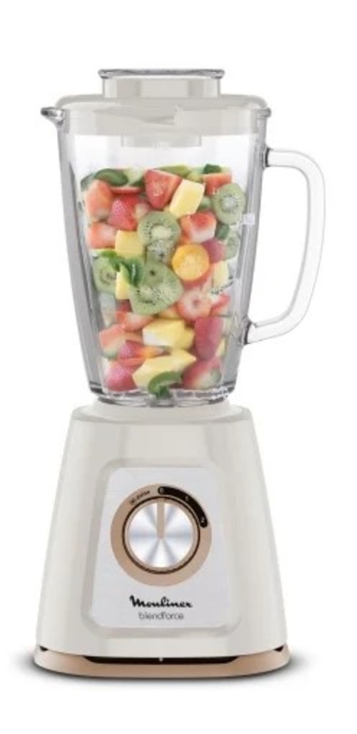 MOULINEX LM-430-A Crema - Batidora de Vaso 800W