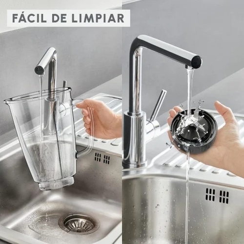 MOULINEX LM-430-A Crema - Batidora de Vaso 800W