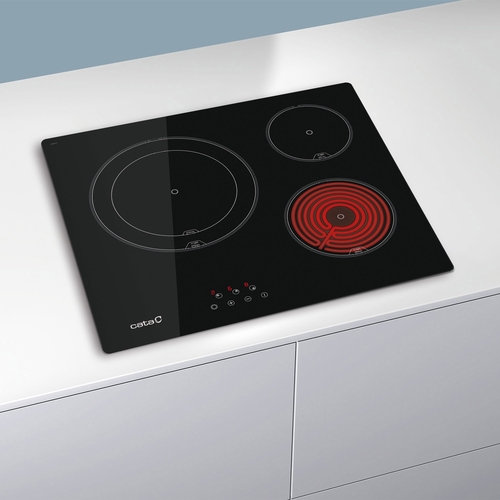 Vitrocerámica Eléctrica CATA TD 6003 BK Negro 60CM