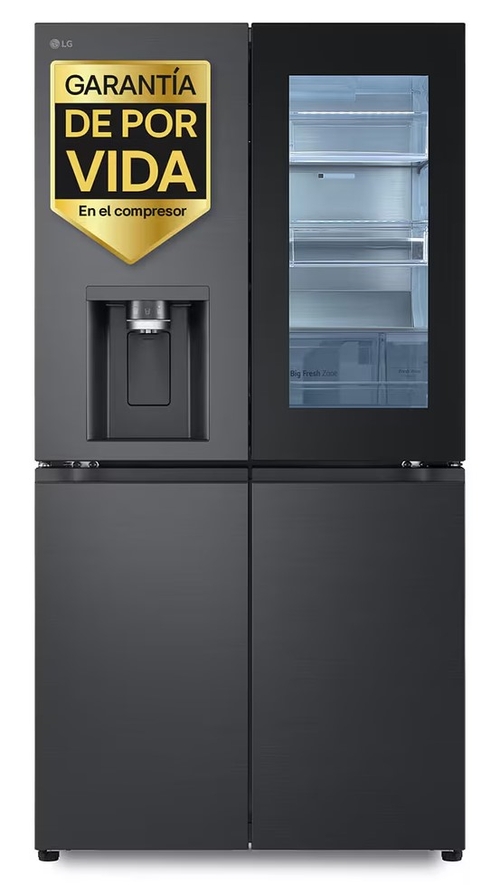 LG GMG961EVKE Acero Negro Grafito - Frigorífico Side by Side No Frost