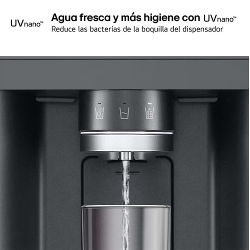 LG GMG961EVKE Acero Negro Grafito - Frigorífico Side by Side No Frost