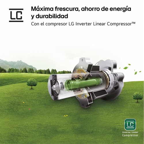 LG GMG961EVKE Acero Negro Grafito - Frigorífico Side by Side No Frost
