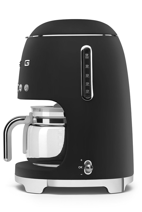SMEG DCF02BLMEU Negro - Cafetera de Goteo 1050W
