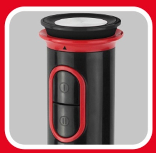MAGEFESA KREISEL MAX MGF 4196 Negro-Rojo-INOX - Batidora de Vaso 1200W