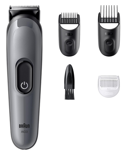 BRAUN MULTIGROMER AIO-3500 4 EN 1 Negro - Afeitadora Sin Cable