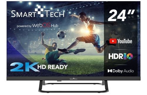 smart-tech 24HW01V Negro - TV 24" LED HD Smart TV