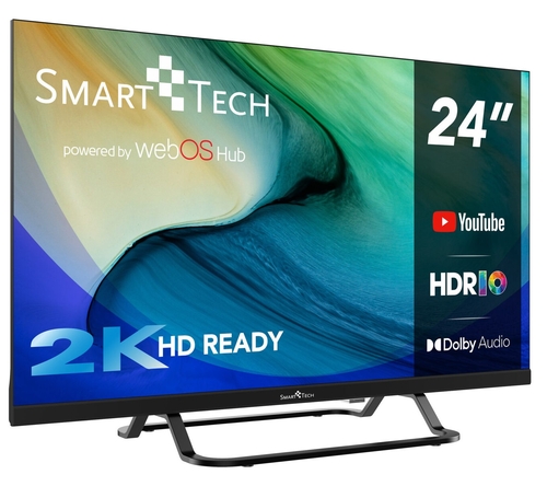 smart-tech 24HW01V Negro - TV 24" LED HD Smart TV