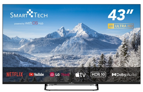 smart-tech 43UW02V Negro - TV 43" LED ULTRAHD Smart TV