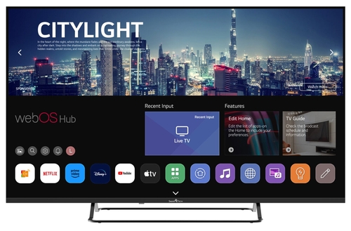 smart-tech 43UW02V Negro - TV 43" LED ULTRAHD Smart TV