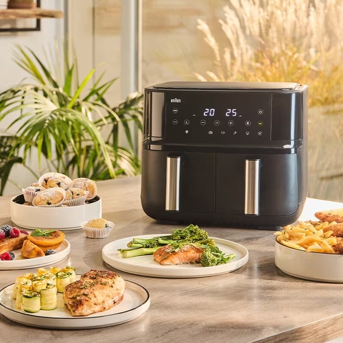 BRAUN TD 3030 IBK Negro - Freidora de Aire 2850W 8L