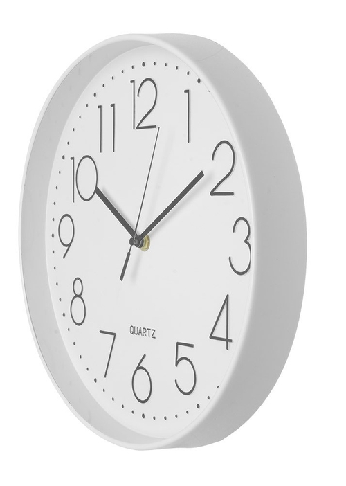 ABRILA TIEMPO Blanco - Reloj de Pared 30 cm