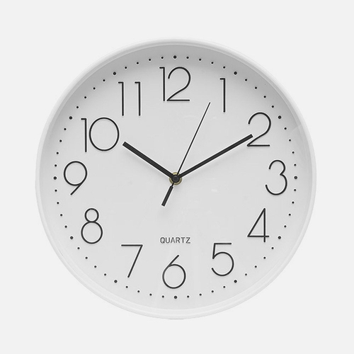 ABRILA TIEMPO Blanco - Reloj de Pared 30 cm