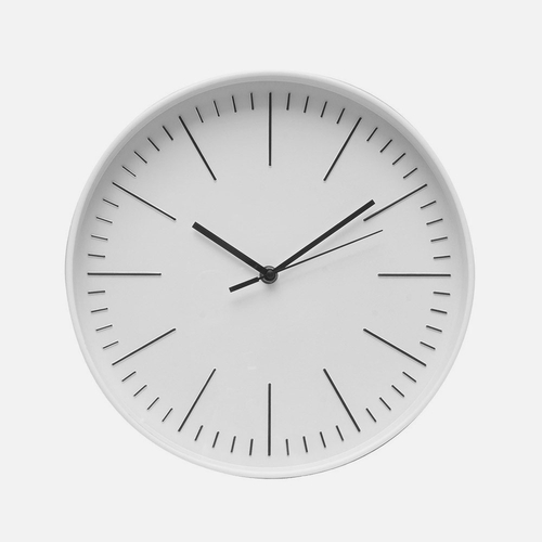 ABRILA HERA Blanco - Reloj de Pared 30cm