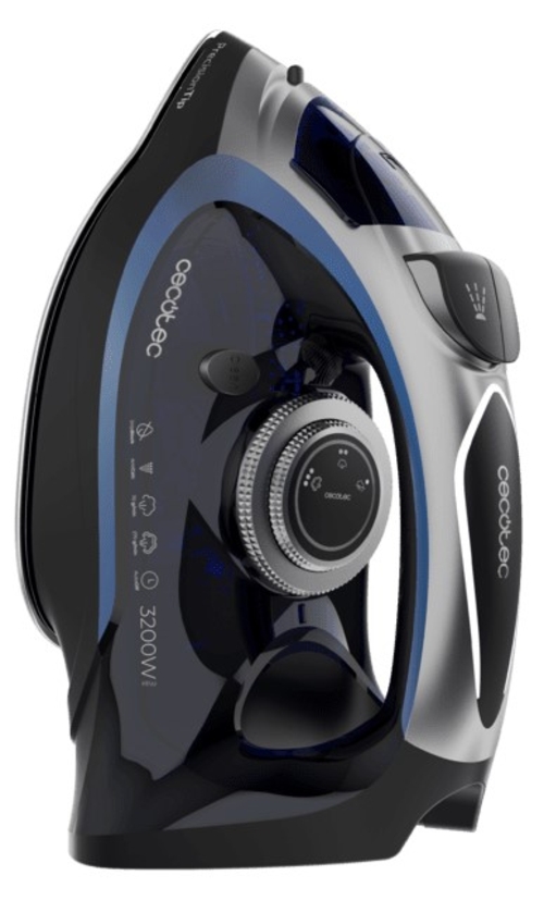 CECOTEC IRONHERO 3200 VITAL Negro-Azul - Plancha de Vapor 3200W