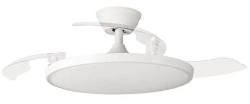 ORBEGOZO CP 148105 Blanco - Ventilador de Techo 3 Aspas Retráctil