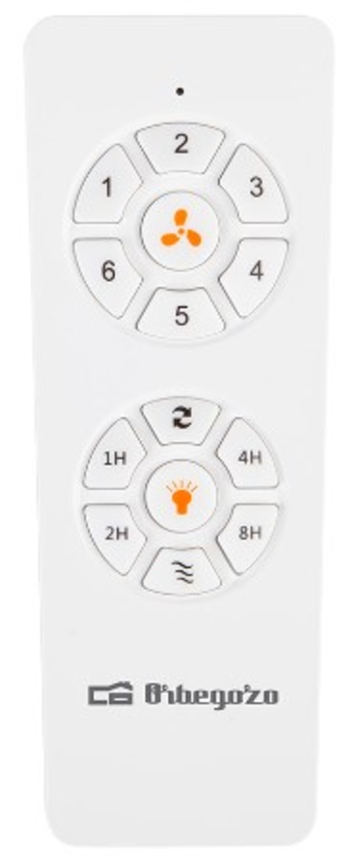 ORBEGOZO CP 114132 Blanco-Haya - Ventilador de Techo Aspar Normales 40W F
