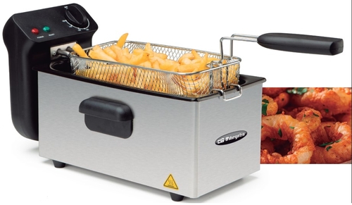 ORBEGOZO FDR 36 INOX - Freidora 2000W 3L