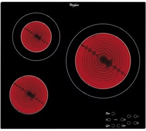 WHIRLPOOL AKT 807/NE Negro - Vitrocerámica Eléctrica 60CM