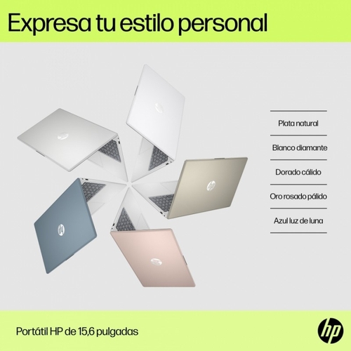 HP 15-FD0095NS Intel Core 7 1355U Plata - Ordenador Portátil 15.6" 16GB 1TB