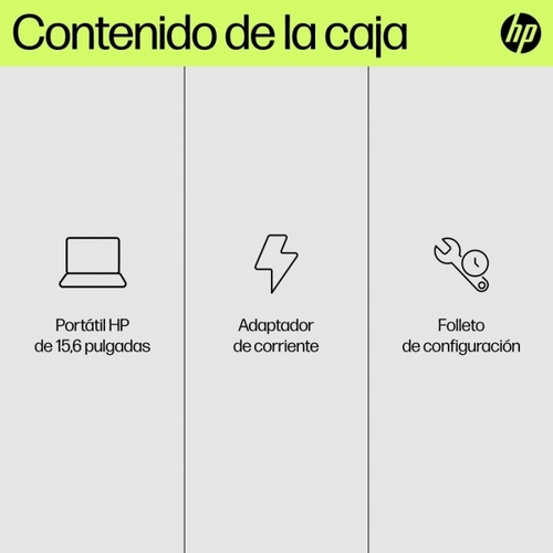 HP 15-FD0095NS Intel Core 7 1355U Plata - Ordenador Portátil 15.6" 16GB 1TB