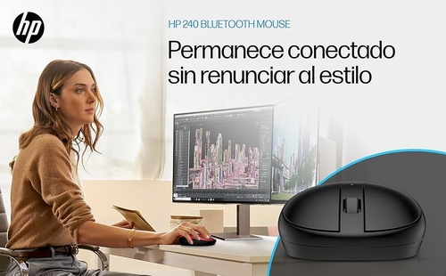 HP 240 Negro - Ratón Inalámbrico
