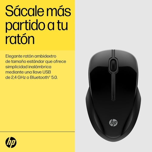 HP 250 Negro - Ratón Inalámbrico